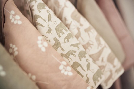 Winterslaapzak voor baby's - 70 cm - met dierenprint - olijfgroen — afbeelding 4