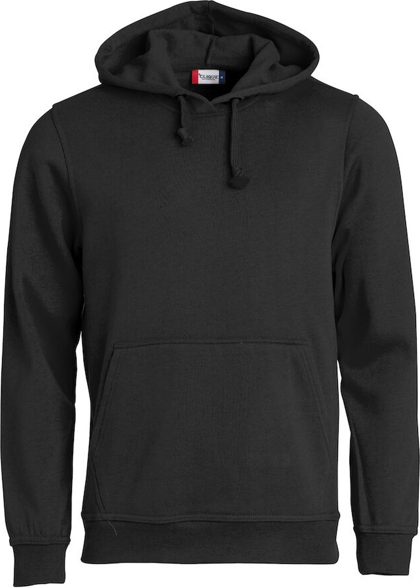 Clique Basic Hoody 021031 - Zwart - M