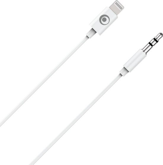 Bigben Connected, 3,5 mm Jack naar Lightning Audio-adapter, Wit