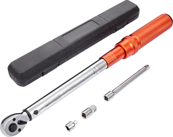 VEVOR Momentsleutel 3/8", 14-110nm Momentsleutel Fiets & Motor Set, ± 3
