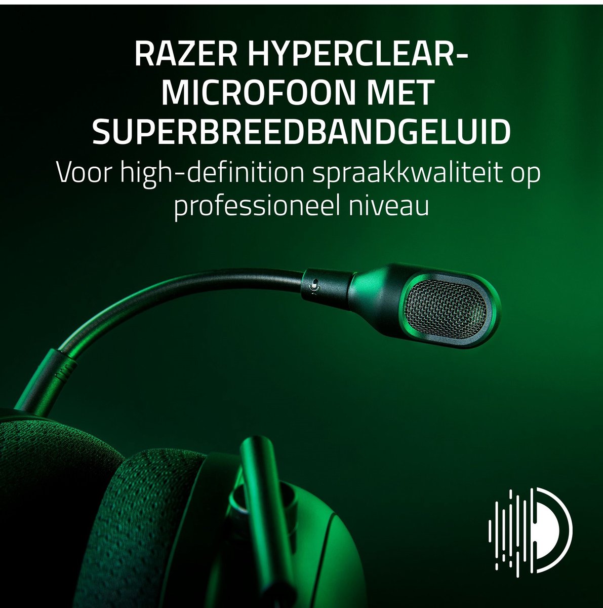 Razer BlackShark V2 Pro (2023) - Draadloze Gaming Headset - Bluetooth/2.4 GHz - PS5/PS4/PC - Zwart thumbnail 4