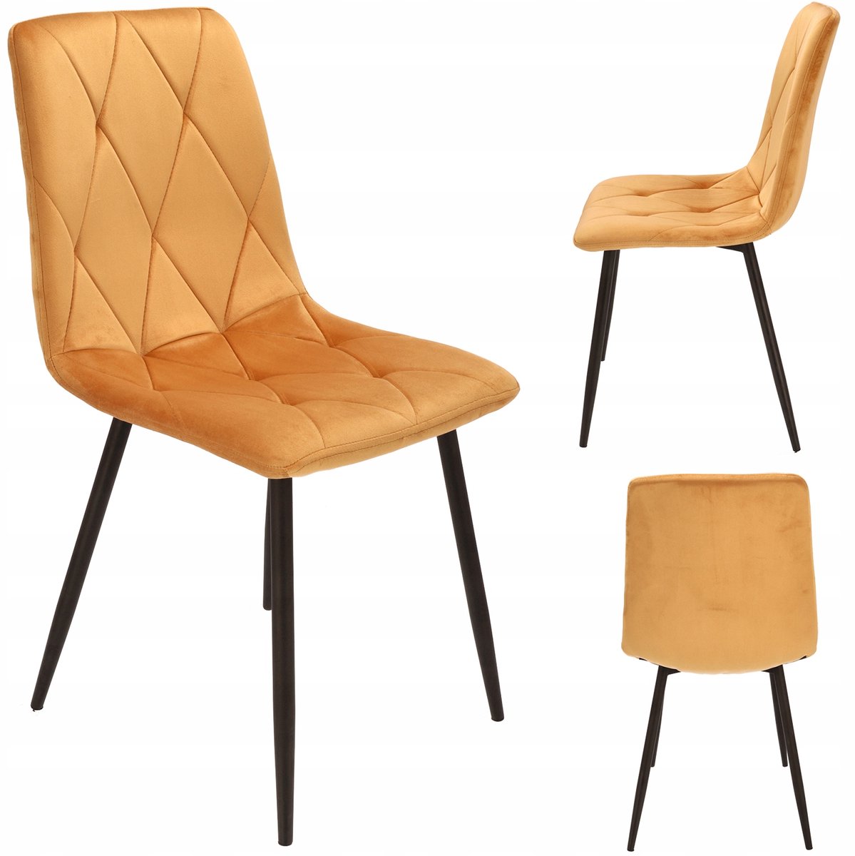 PIADO stoel geel (set poten + schroeven)