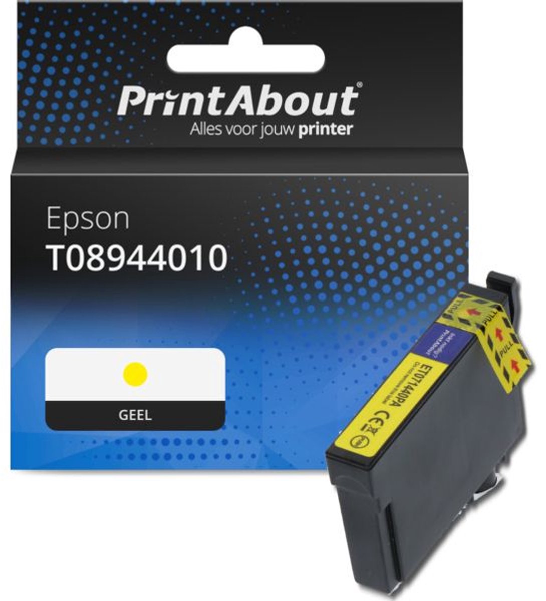 PrintAbout Huismerk Epson T08944010 Inktcartridge Geel