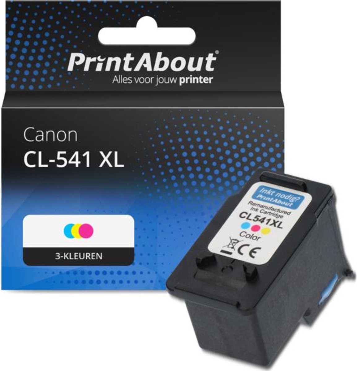Huismerk Canon CL-541 XL Inktcartridge 3-kleuren Hoge capaciteit