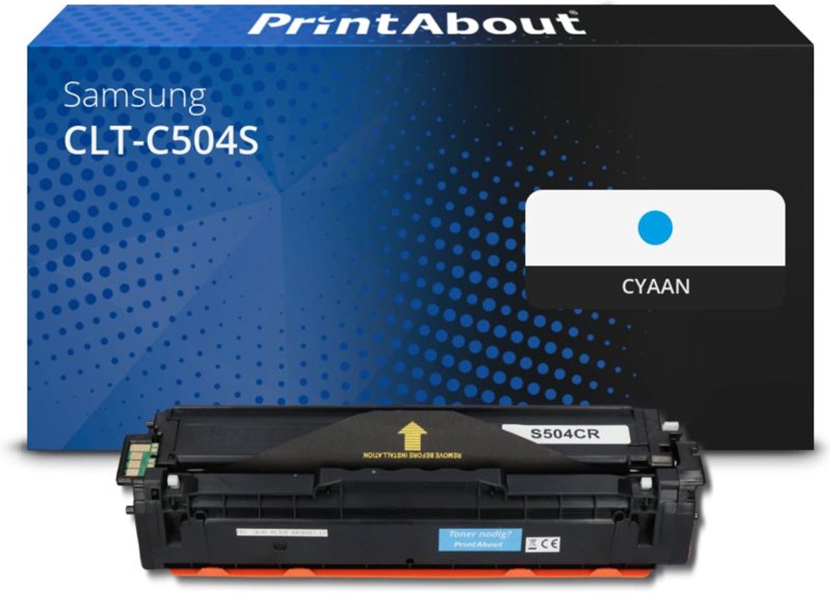 PrintAbout CLT-C504S toner cyaan compatible voor Samsung