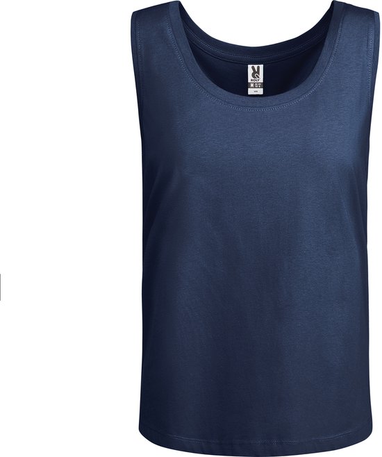 2 Pack Donker Blauw Dames los hemdje met brede bandjes licht getailleerd model Nara maat S