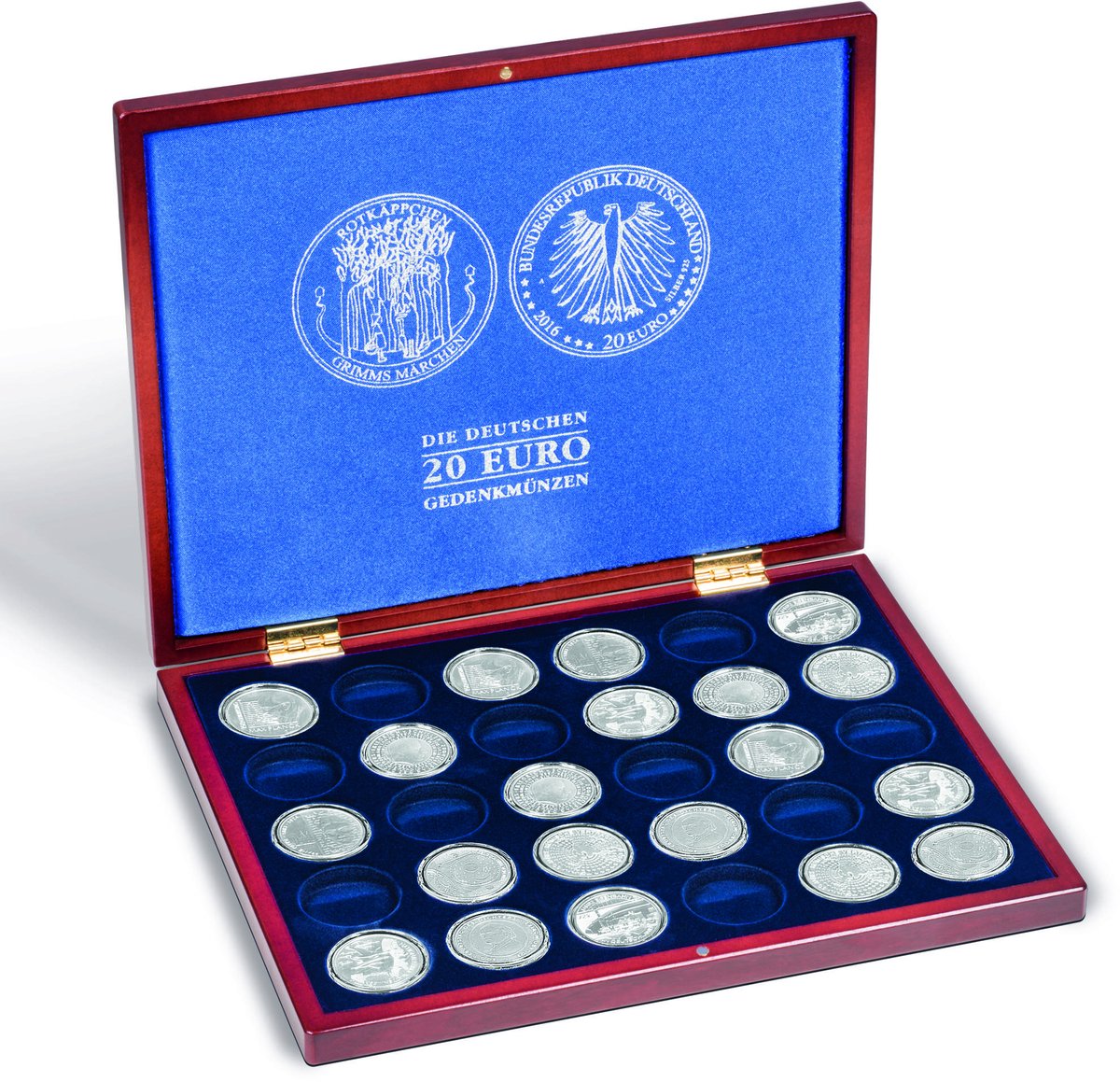 Presentatie cassette, Volterra Uno - voor 20 Euromunten in capsules (30 st.)