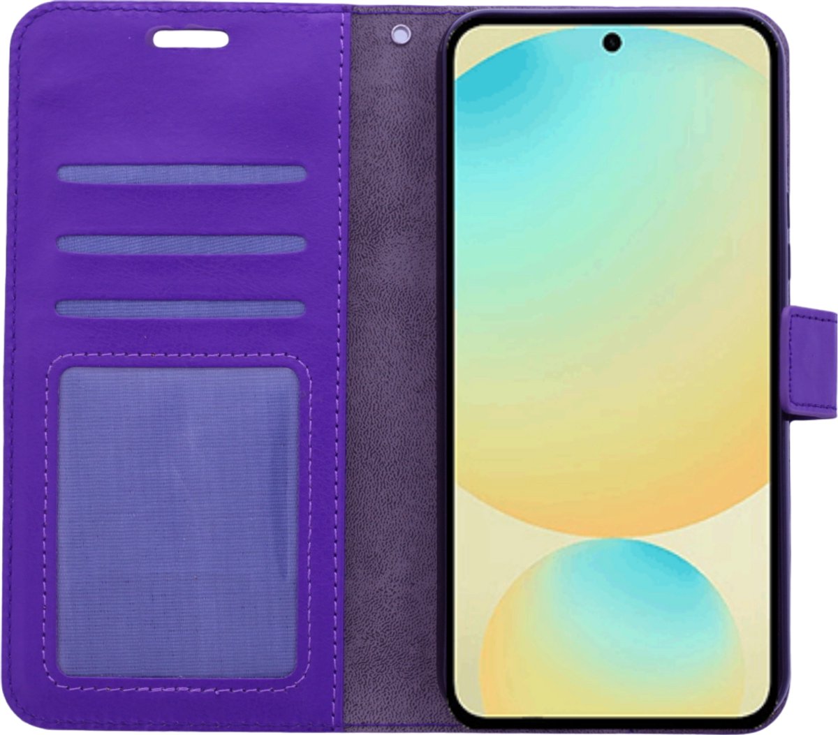 Portemonnee Book Case Hoesje Geschikt voor: Samsung Galaxy A55 - Paars