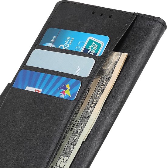 Coverup Case - Convient pour Xiaomi Redmi Note 14 Pro 4G Case - Coverup Luxe Book Case - Zwart