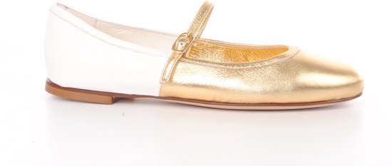 Ballerines Mary Jane audacieuses et blanches de Lorena Paggi