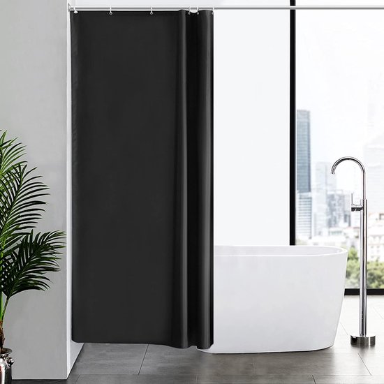 Furlinic douchegordijn Textile anti-schimmel Waterdicht Wasbaar