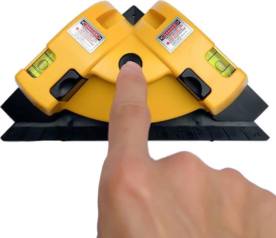 Infrarood laser niveau, 2 lijnen 90 graden, horizontale lijn verticale muis type, infrarood laserniveaus, haakse meting tool voor het installeren van planken, plaatsen vloeren