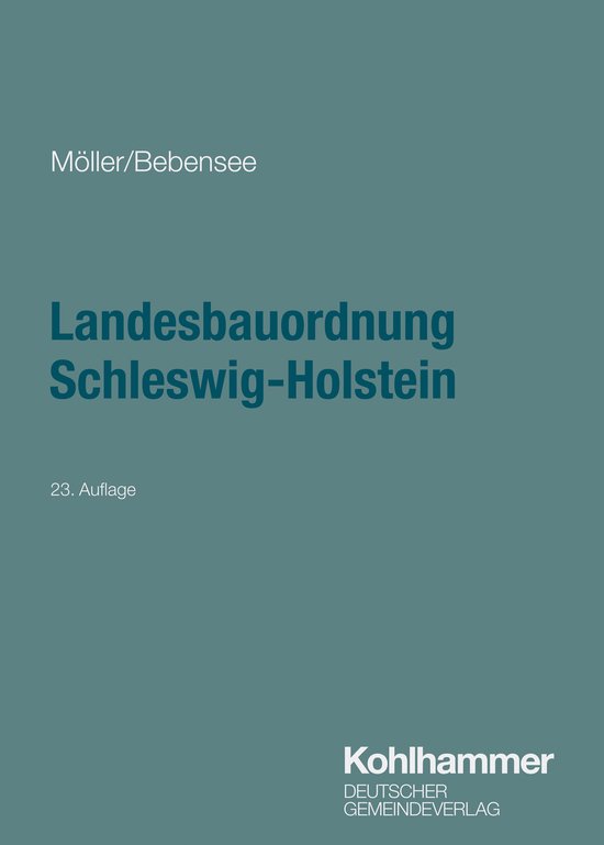 Landesbauordnung Schleswig-Holstein - cover