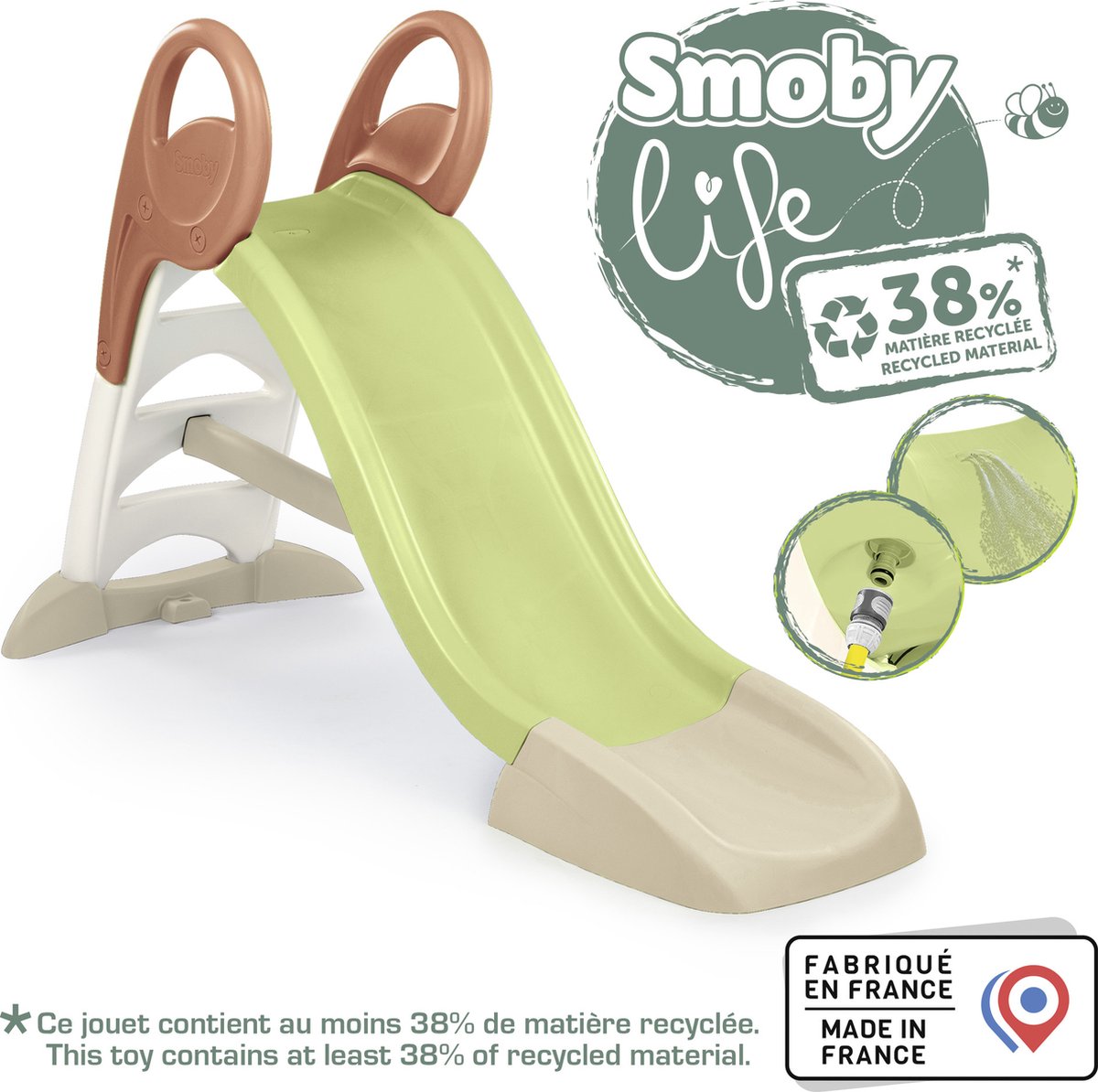 Smoby - Smoby Life -Glijbaan KS - Peuter - voor buiten - met wateraansluiting - vanaf 2 jaar — afbeelding 10