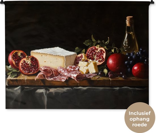 Tapisserie murale 150x112 cm - Nature morte - Vintage - Planche à boissons - Tapisserie - Tapisseries