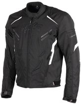 Veste moto TRUSTER Homme 4 saisons Zwart/ Wit S Homologué CE par MOTOBLOUZ