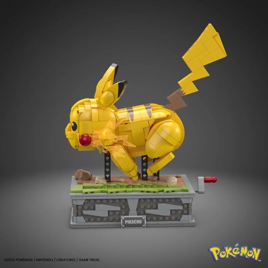 MEGA Pokémon Jumbo Pikachu - 825 blokken - Bouwstenen