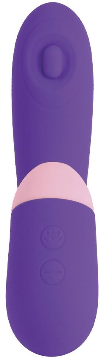 S Pleasures – Blizzard Suction Dual Massager – Paars