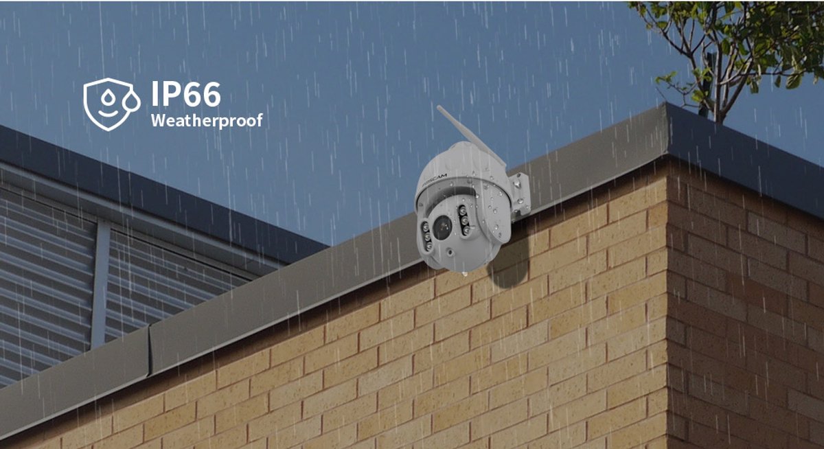 Foscam SD8P Beveiligingscamera - 4K/8MP - Dual-Band - WiFi - PTZ - Buiten Beveiligingscamera - Zwart – foto 8