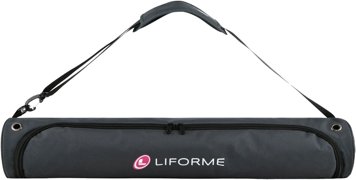 Liforme Yoga Mat - 185 cm x 68 cm x 0,42 cm - Kastanje Bruin (Maroon) | Duurzame en comfortabele yogamat met perfecte grip voor de ultieme yogasessie | thumbnail 2