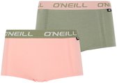 O'Neill dames boxershorts 2-pack - blossum green - maat L