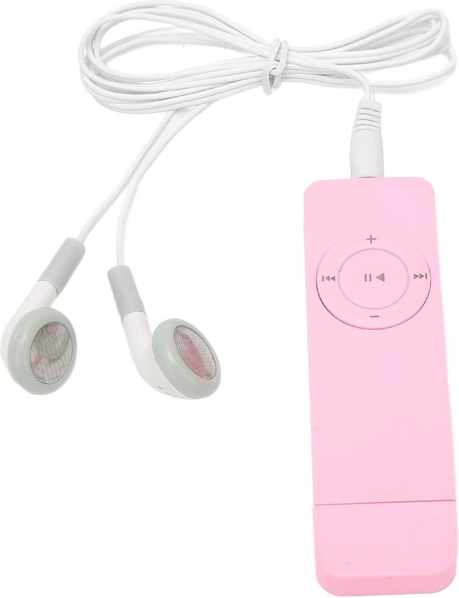 USB Mp3-speler voor Studenten en Kinderen - Walkman met Lossless Sound - Geheugenkaart Uitbreidbaar Tot 64GB - Roze .