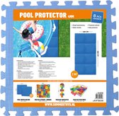 Zwembad ondervloer tegels 4mm - 8 stuks