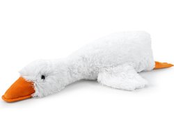 Speelgoed Knuffel - Knuffel - Kawaii - Gans Hrysha - Wit - 79 cm
