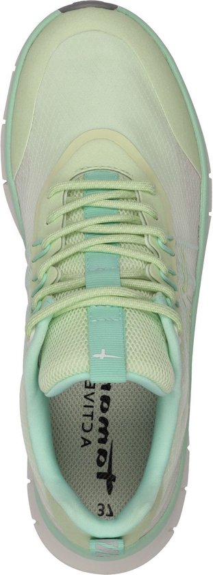 Baskets femme Tamaris 1-23767- 44 705 Chaussures basses femme Vegan M2376744 vert