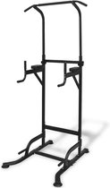 The Living Store Multifunctionele Power Tower - 104 x 94 x 182-235 cm - 160 kg draagvermogen