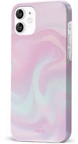 xoxo Wildhearts Sugar Rush - Single Layer - Roze hoesje geschikt voor iPhone 11 hoesje - Stevige case geschikt voor iPhone 11 - Marmer hoesje beschermhoes - Roze telefoonhoesje