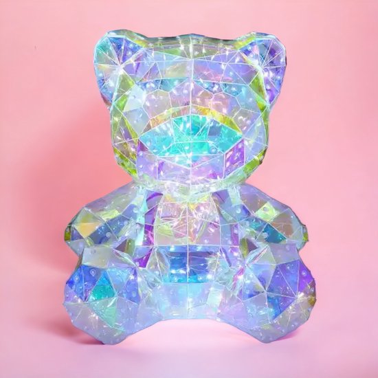 Nachtlampje - 3D LED Knuffelbeer - Led Teddy Bear - Tafellamp Kinderen LED -