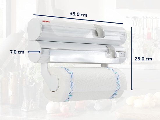Suport pentru prosoape de bucatarie/folie aluminiu/folie plastic