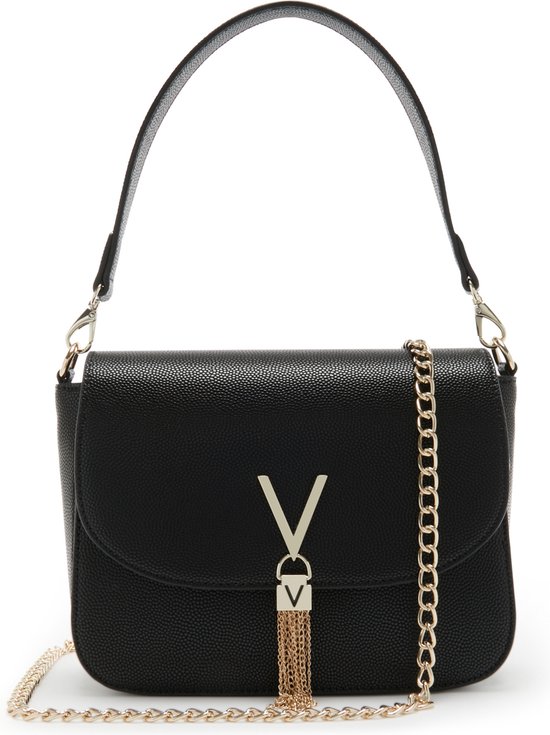 Valentino Bags Divina sac bandouli re nero or bol