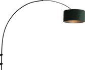 Steinhauer wandlamp Sparkled light - zwart - - 8139ZW