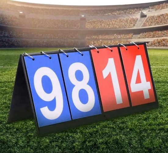 Digitaal scorebord, 4 cijfers 1,5 inch LED-display, voor volleybal/basketbal /voetbal/tafeltennis/badminton 1-99, scorer, met afstandsbediening Digitaal scorebord, 4 cijfers 1,5 inch LED-display, voor volleybal/basketbal /voetbal/tafeltennis/badminton 1-99, scorer, met afstandsbediening