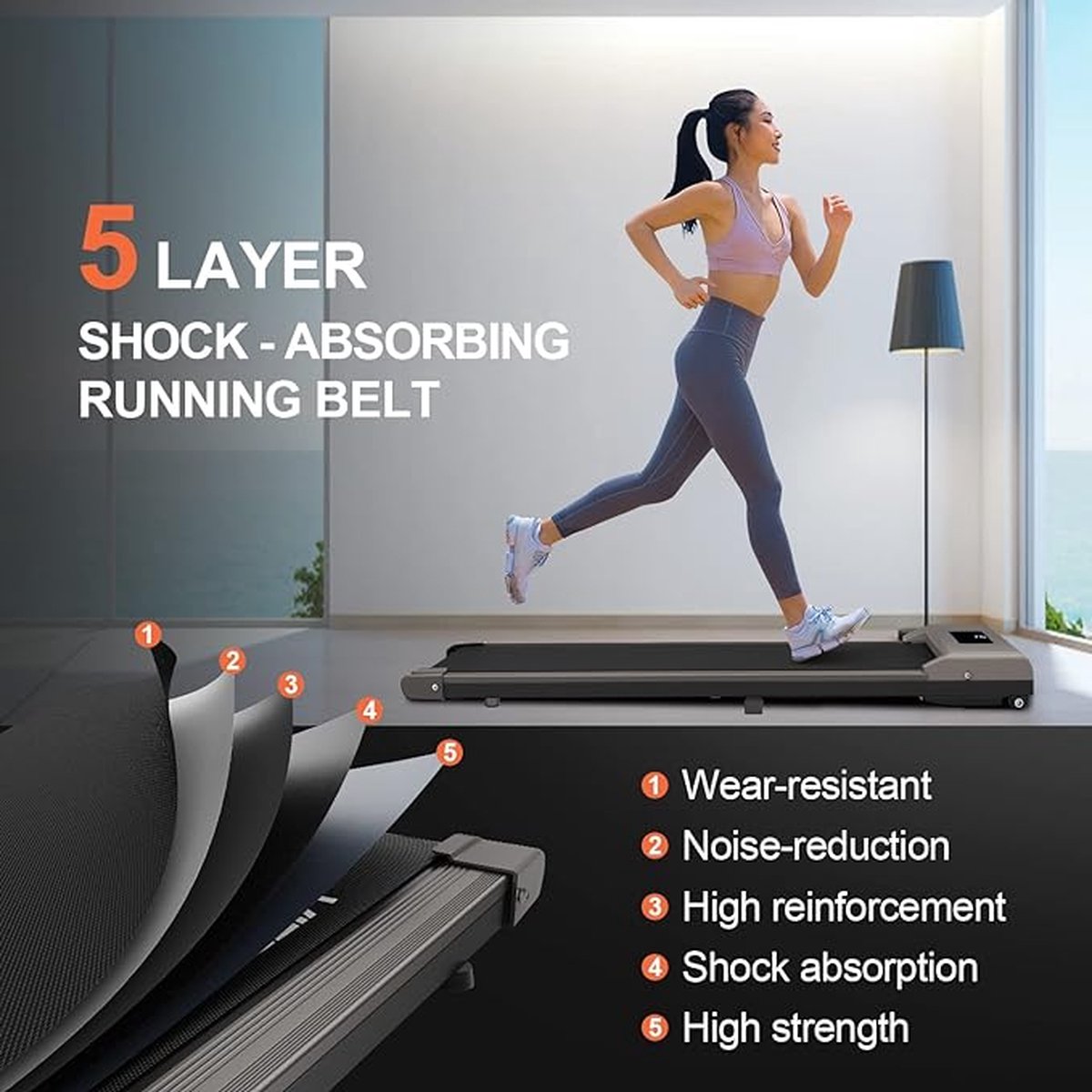 ShopGlobe - Fitness Loopband - Fitness voor Thuis - Walkingpad ...