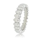 My Bendel - Bague en argent avec ovales - Bague en argent avec ovales - Avec emballage cadeau luxueux