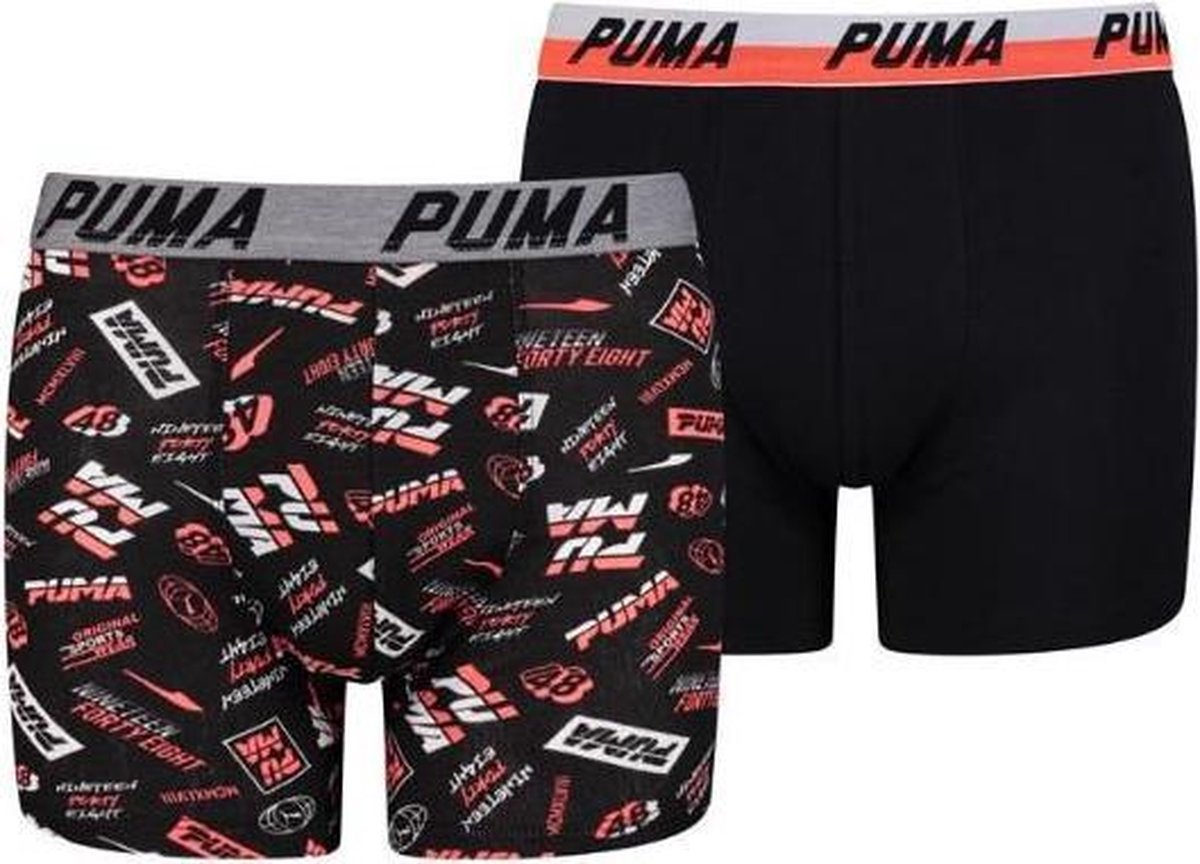 Puma - Jongens - 2-Pack Boxershort - Multicolor - 158/164 | bol.com