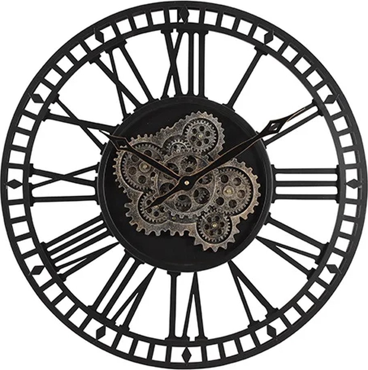 Countryfield Wandklok ro Skeleton S zwart
