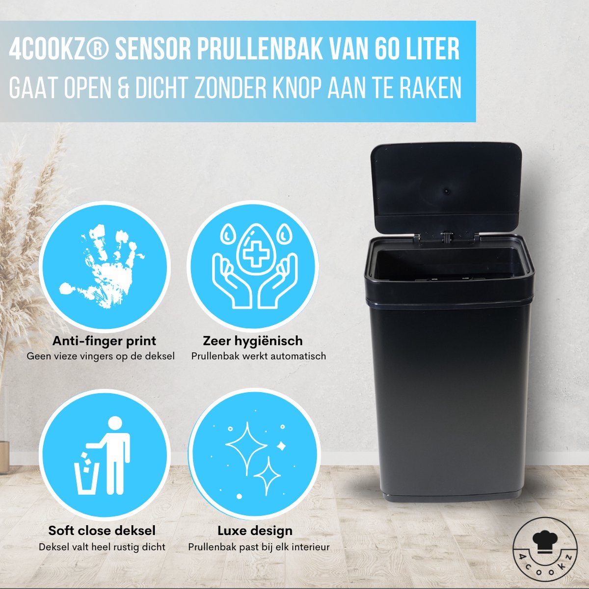 Soft-close - 3 bakken - Moderne - Afvalbak kopen? | Korting tot 73