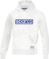 Sparco ORIGINAL Hoodie - Hoodie met Sparco logo - Wit - Hoodie maat 2XL