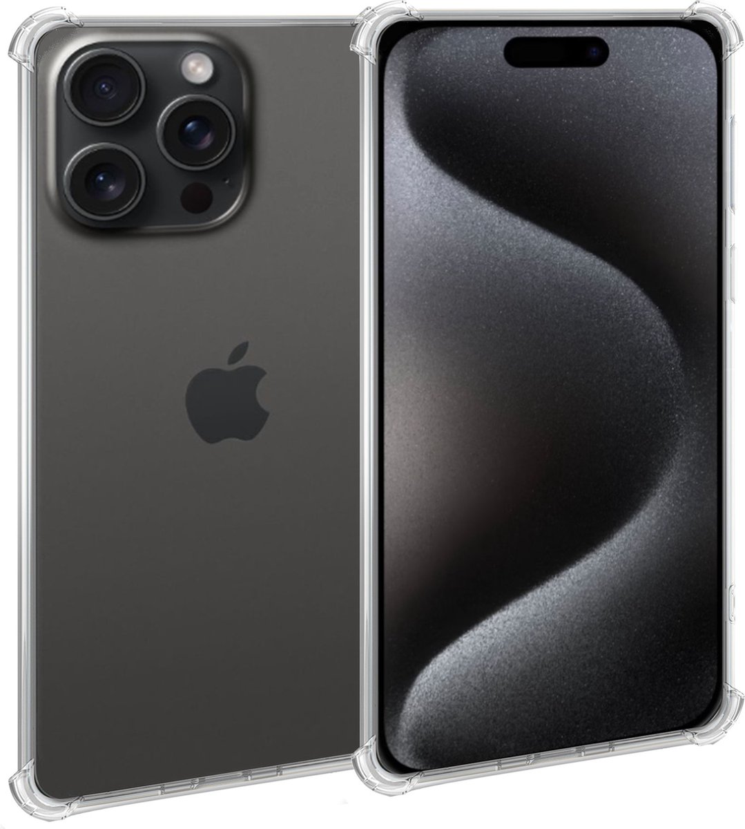 Geschikt voor iPhone 15 Hoesje – Shock Proof Case – Cover Transparant