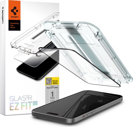 Spigen Glas.tR EZ Fit HD (1P) FC iPhone 15 plus