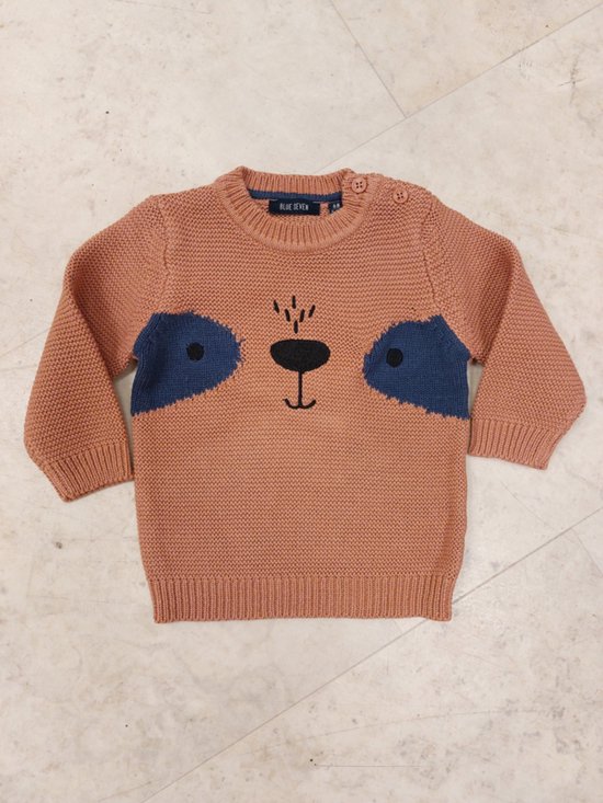 Blue Seven-Mini Boys knitted pullover-Copper