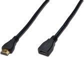 ASSMANN Electronic HDMI 1.4 3m HDMI kabel HDMI Type A (Standaard) HDMI Type C (Mini) Zwart