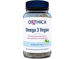 Orthica Omega 3 Vegan - vetzuren uit visolie - 60 mini softgels