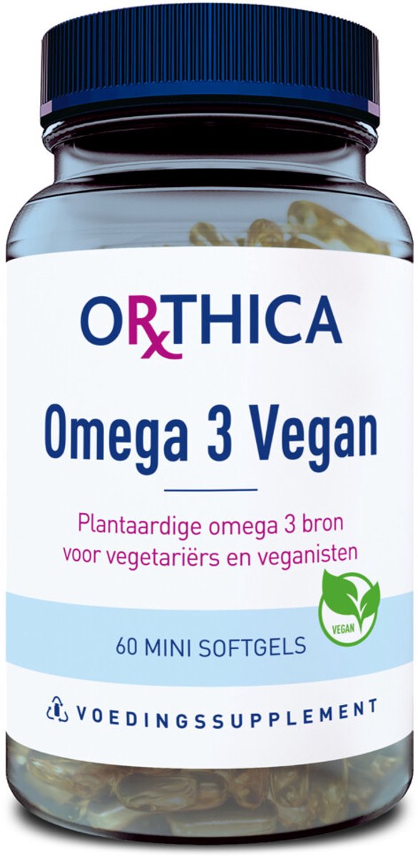 Gratis Verzending: Orthica Omega 3 Vegan 60 softgels