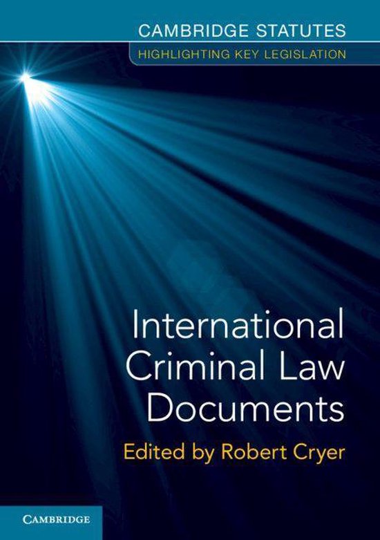 International Criminal Law Documents - cover