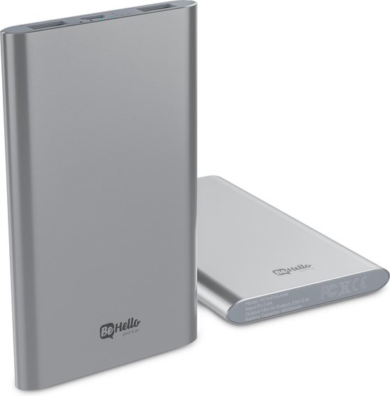 BeHello Powerbank 4.000 mAh Silver